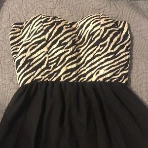 Zebra print dress
